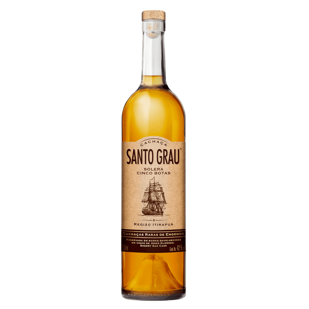 Cachaça Santo Grau Solera Cinco Botas 750ml