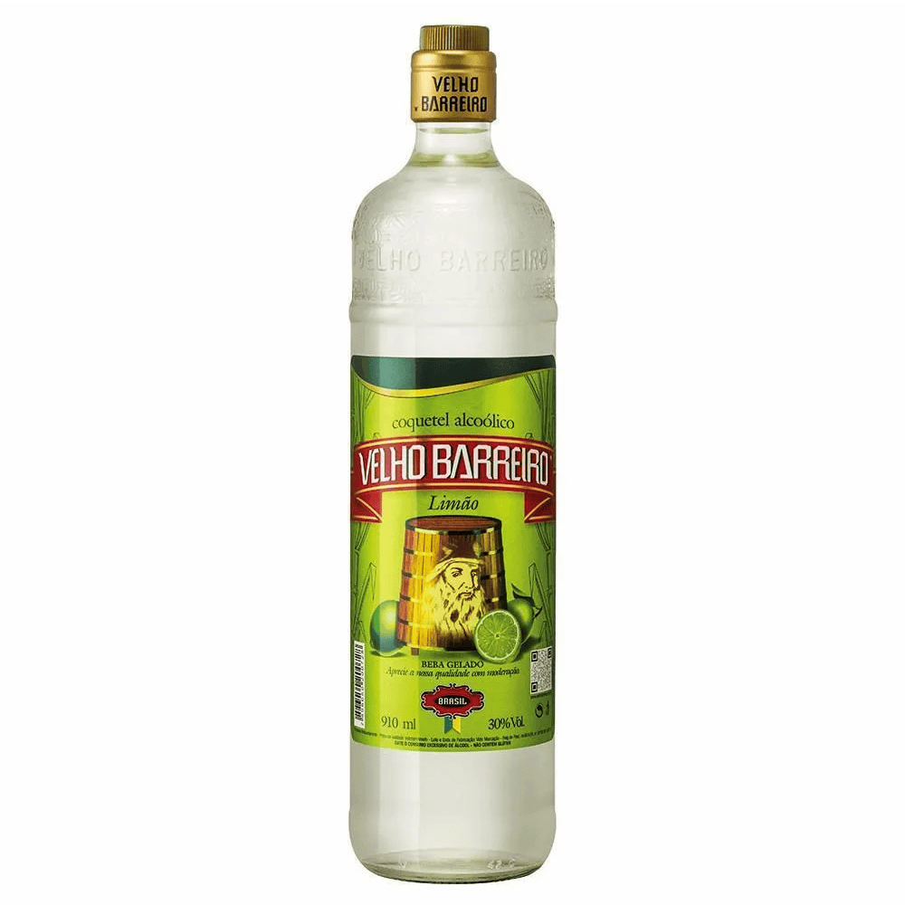 Cachaça Velho Barreiro Limão 910ml