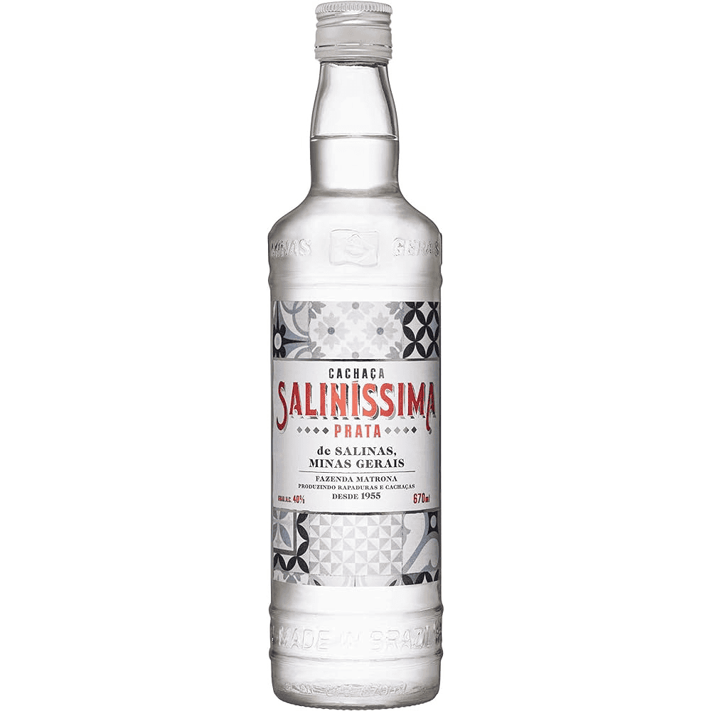 Cachaça Saliníssima Prata 670ml