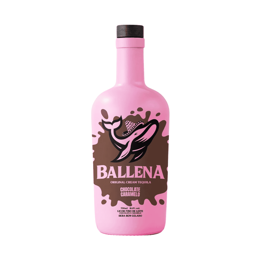 Licor Ballena Tequila com Chocolate e Caramelo 750ml
