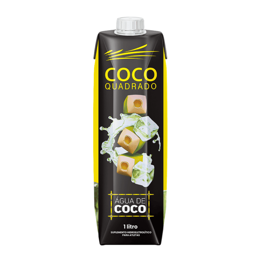 Água de Coco Tradicional Coco Quadrado 1L