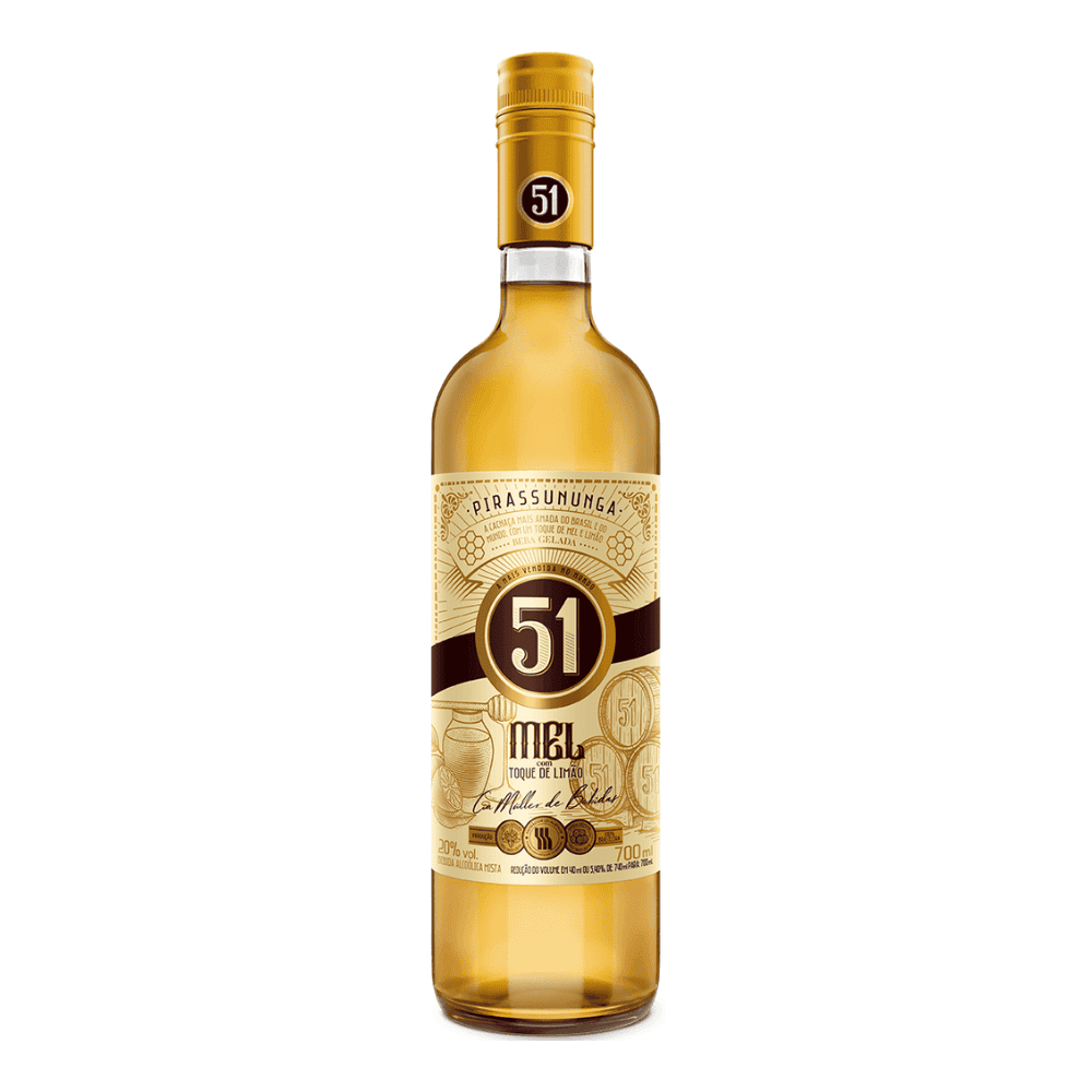 Cachaça 51 Mel com Toque Limão 740ml