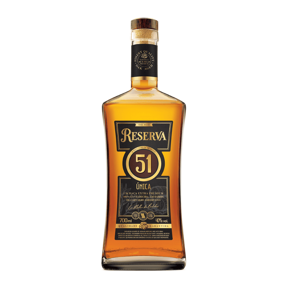 Cachaça 51 Reserva Única Extra Premium 700ml