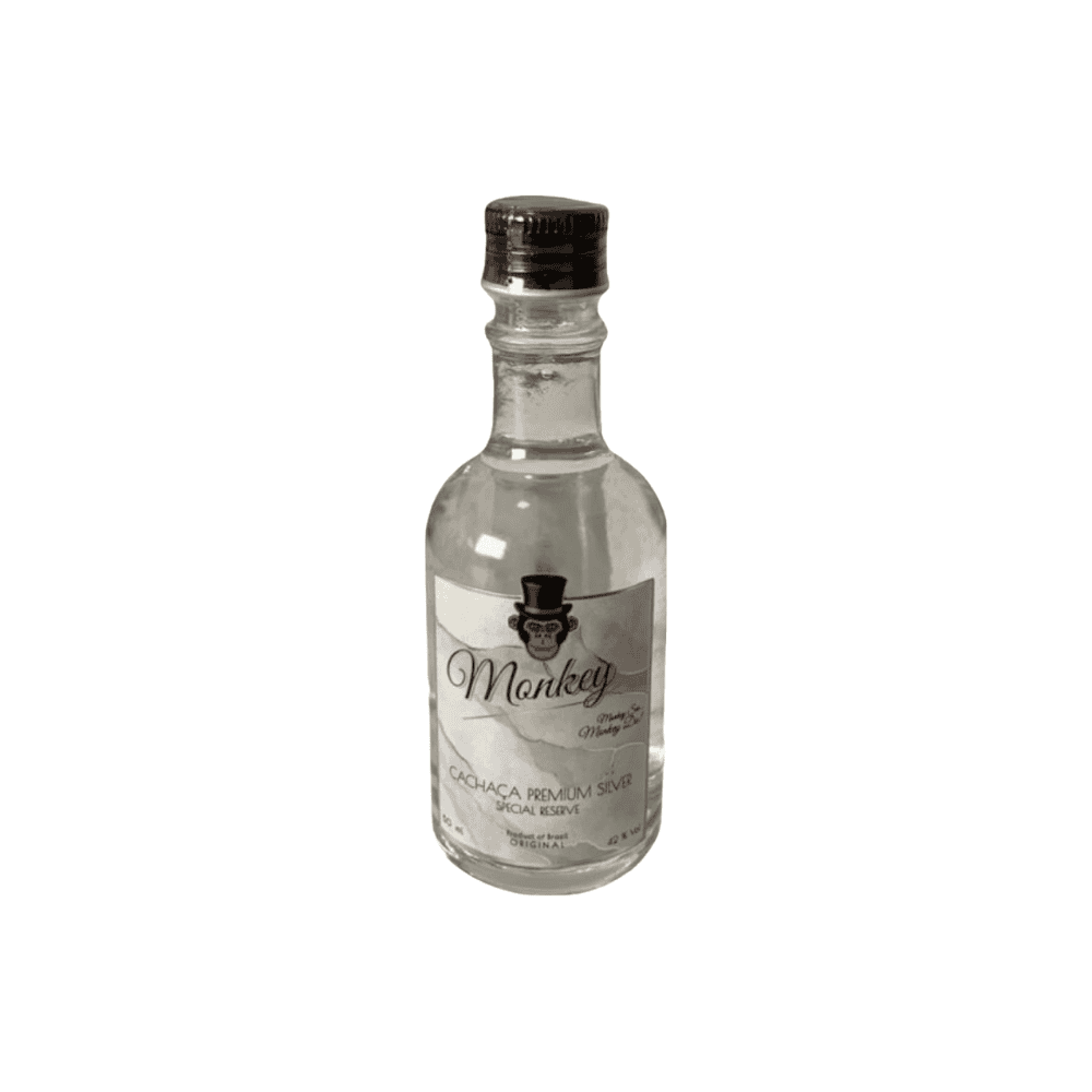 Miniatura Cachaça Monkey Silver 50ml