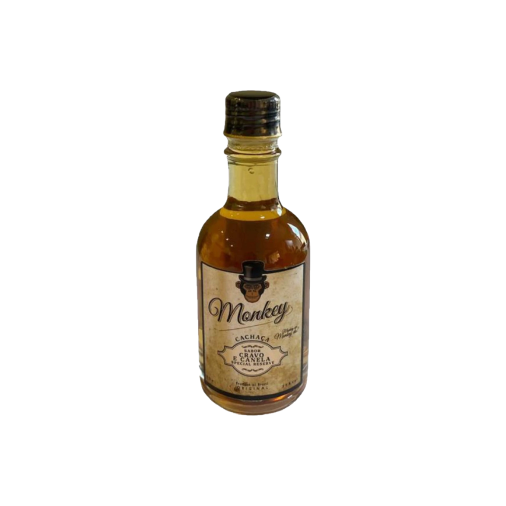 Miniatura Cachaça Monkey Spice Cravo e Canela 50ml