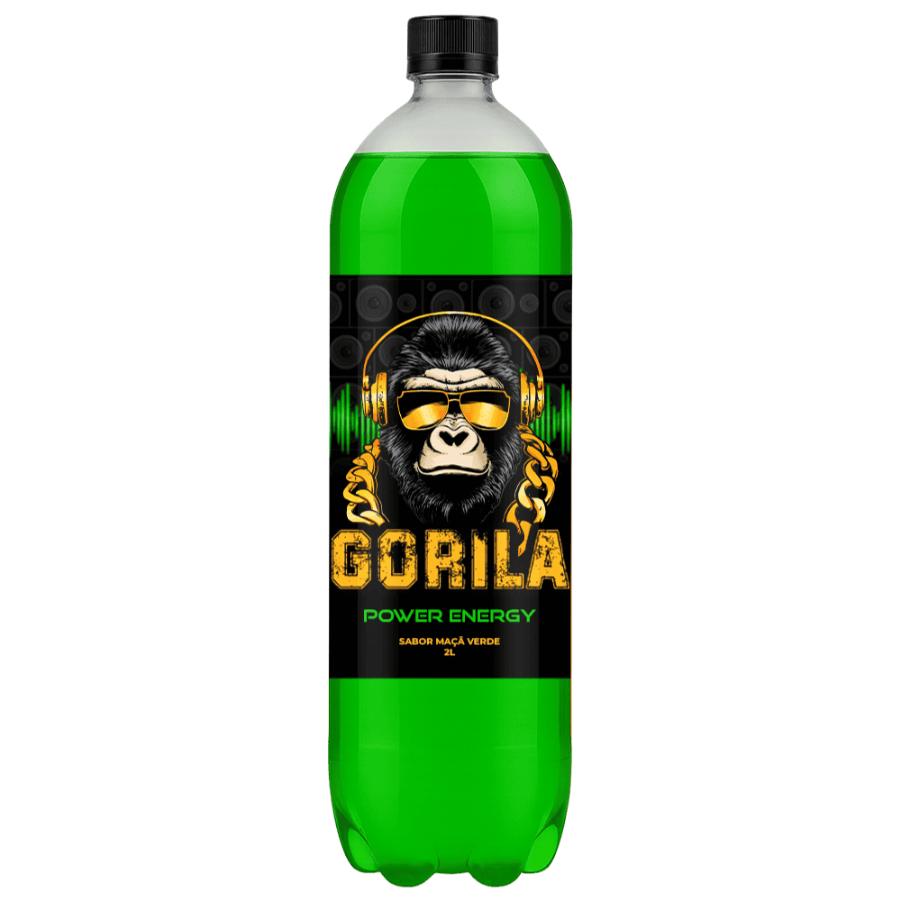 Energético Gorila Maçã Verde 2L