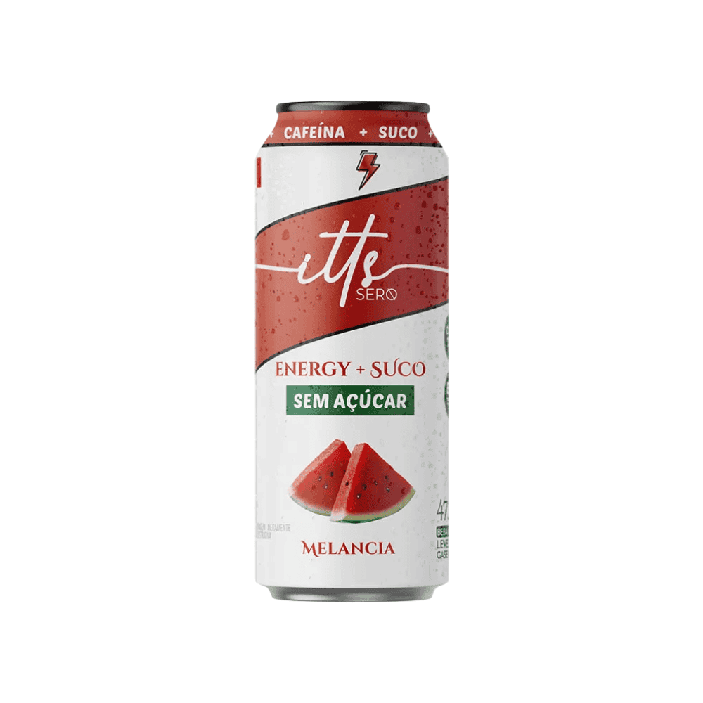 Bebida Itts Sero Energy + Suco Melancia Lata 473ml