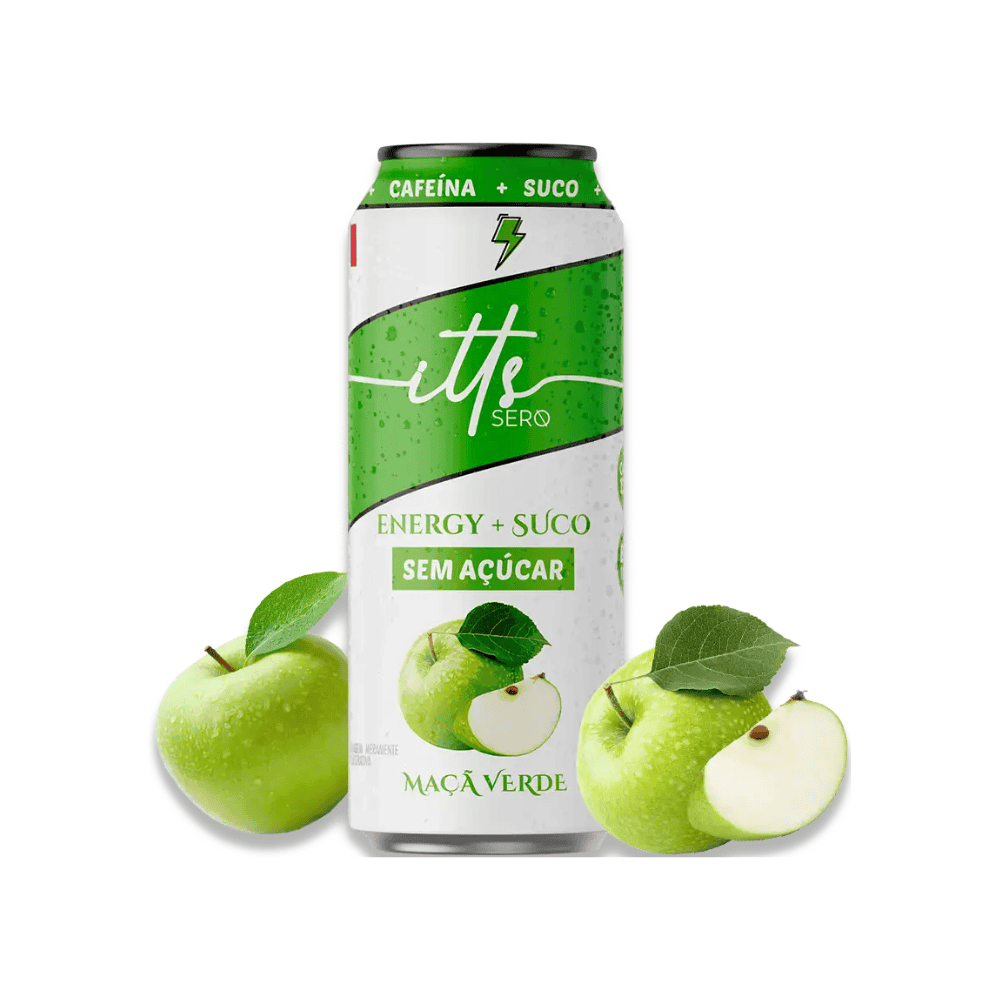 Bebida Itts Sero Energy + Suco Maçã Verde Lata 473ml