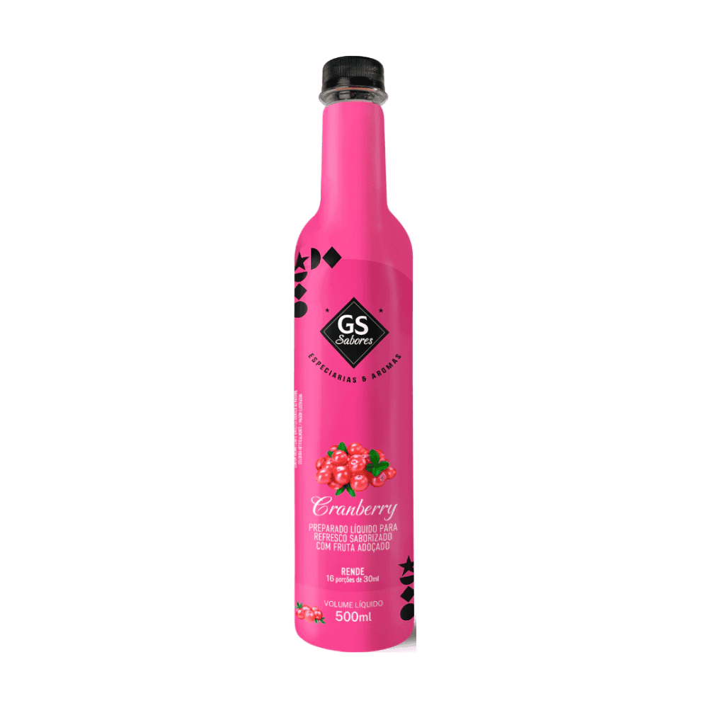Xarope GS Sabores Cranberry 500ml