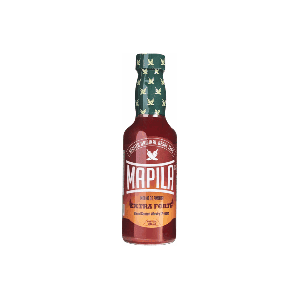 Molho de Pimenta Malagueta Extra Forte Mapila 60ml