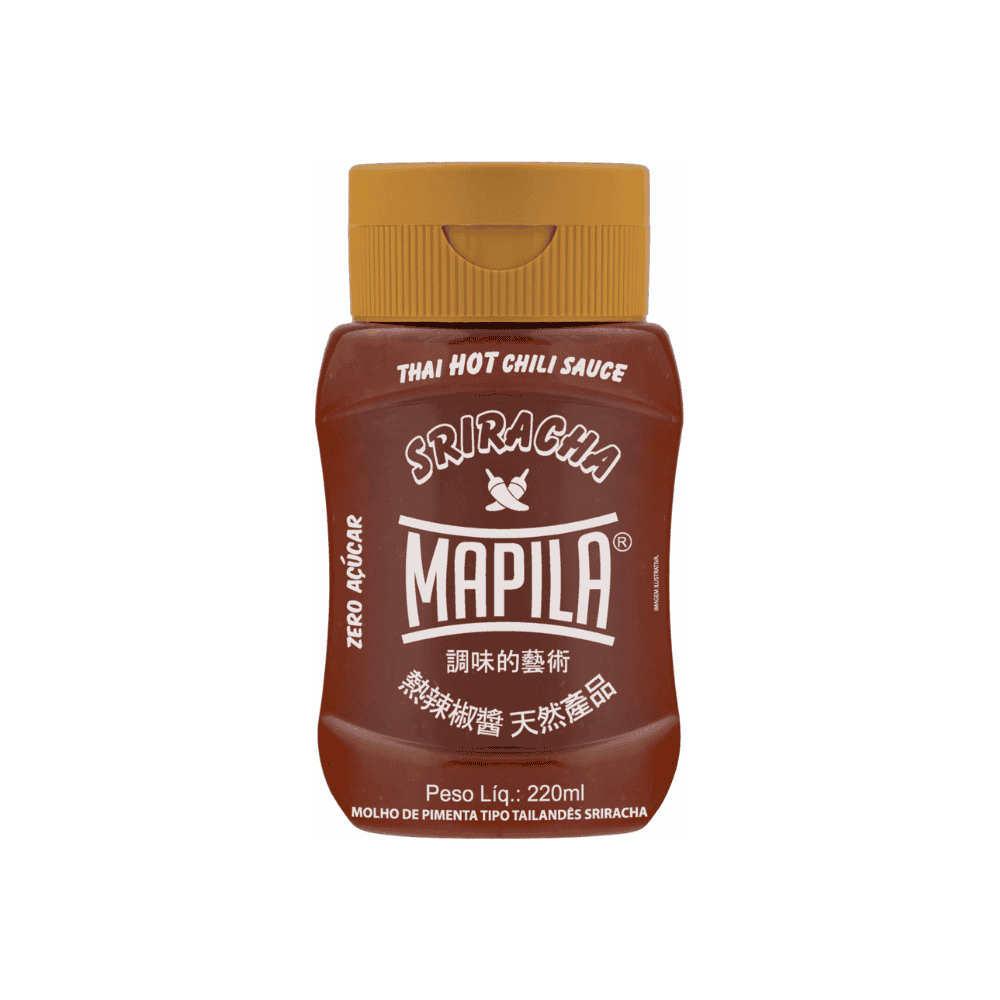 Molho de Pimenta Tailandês Sriracha Mapila 220ml
