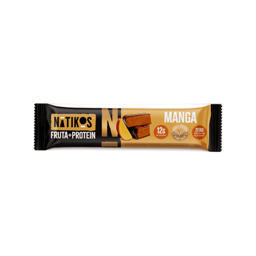 Barra de Frutas Proteica Manga Nátikos 50g