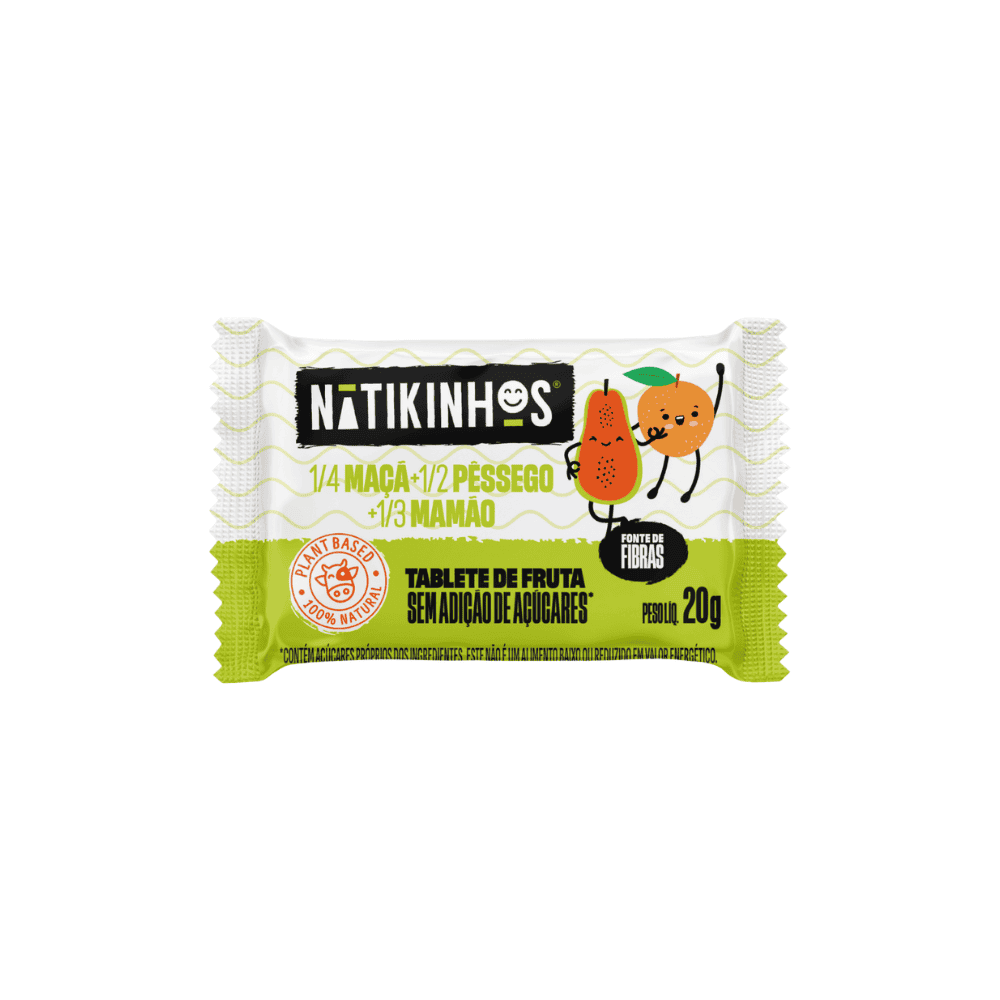 Tablete de Frutas Salada de Frutas Nátikos 20g