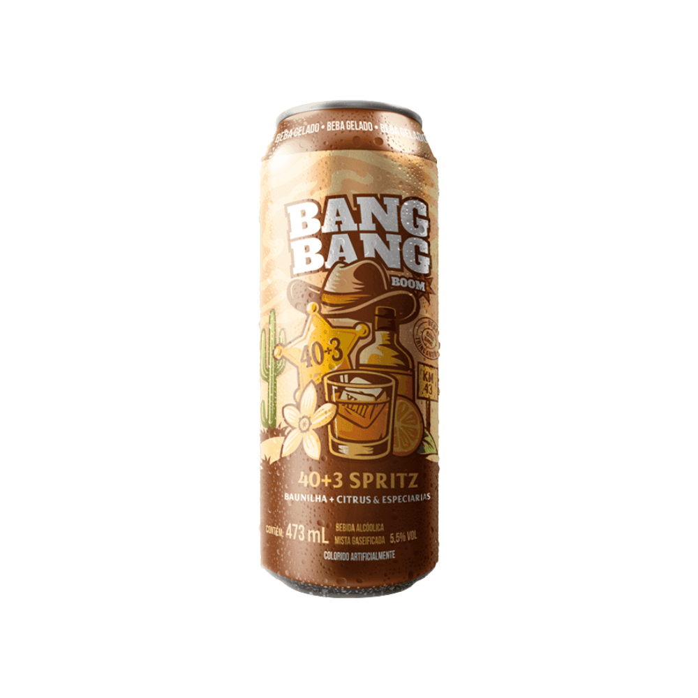 Bebida Mista Bang Bang Boom 40+3 Spritz Lata 473ml
