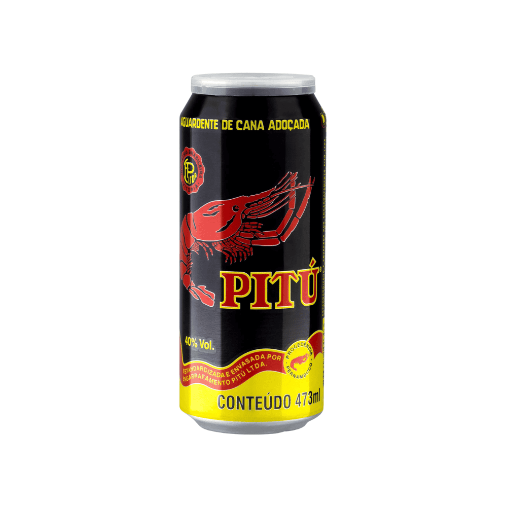 Cachaça Pitú Tradicional Lata 473ml