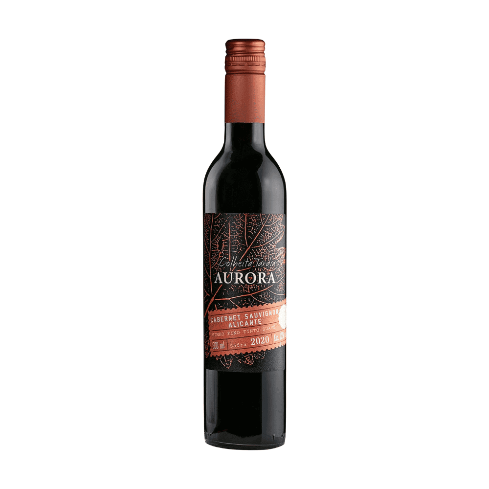 Vinho Aurora Colheita Tardia Tinto 500ml