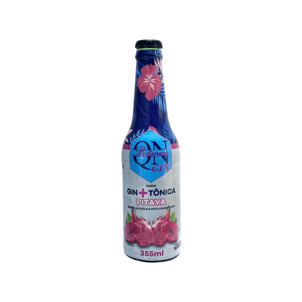Coquetel QN Botanics Gin Tônica Pitaya 355ml