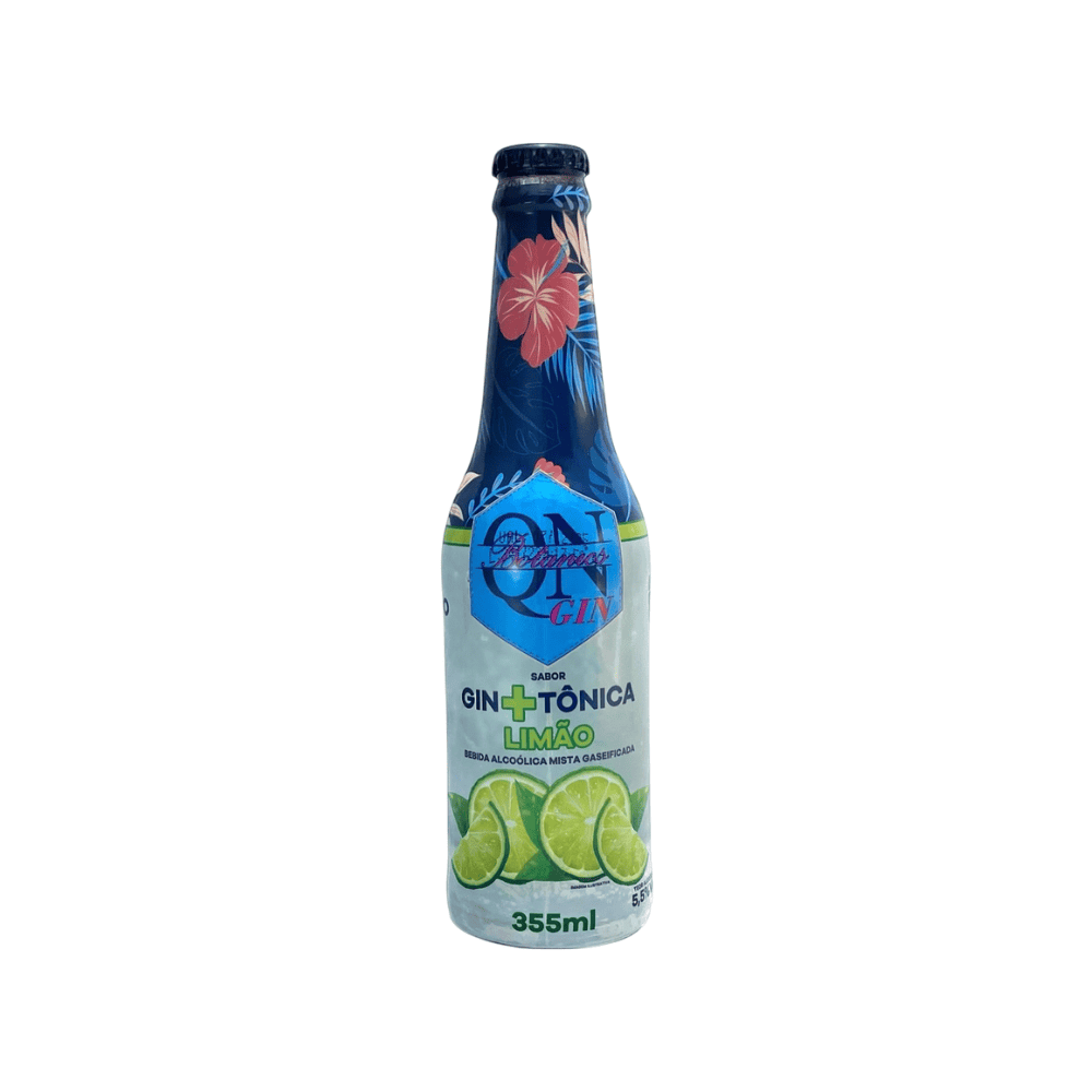 Coquetel QN Botanics Gin Tônica Limão 355ml