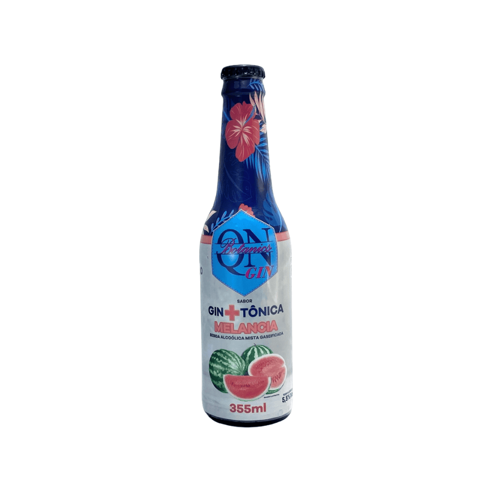 Coquetel QN Botanics Gin Tônica Melancia 355ml