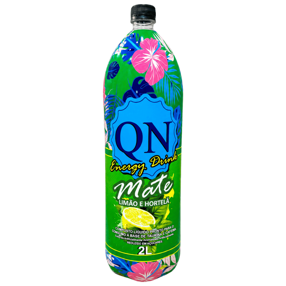 Energético QN Mate com Limão e Hortelã 2L