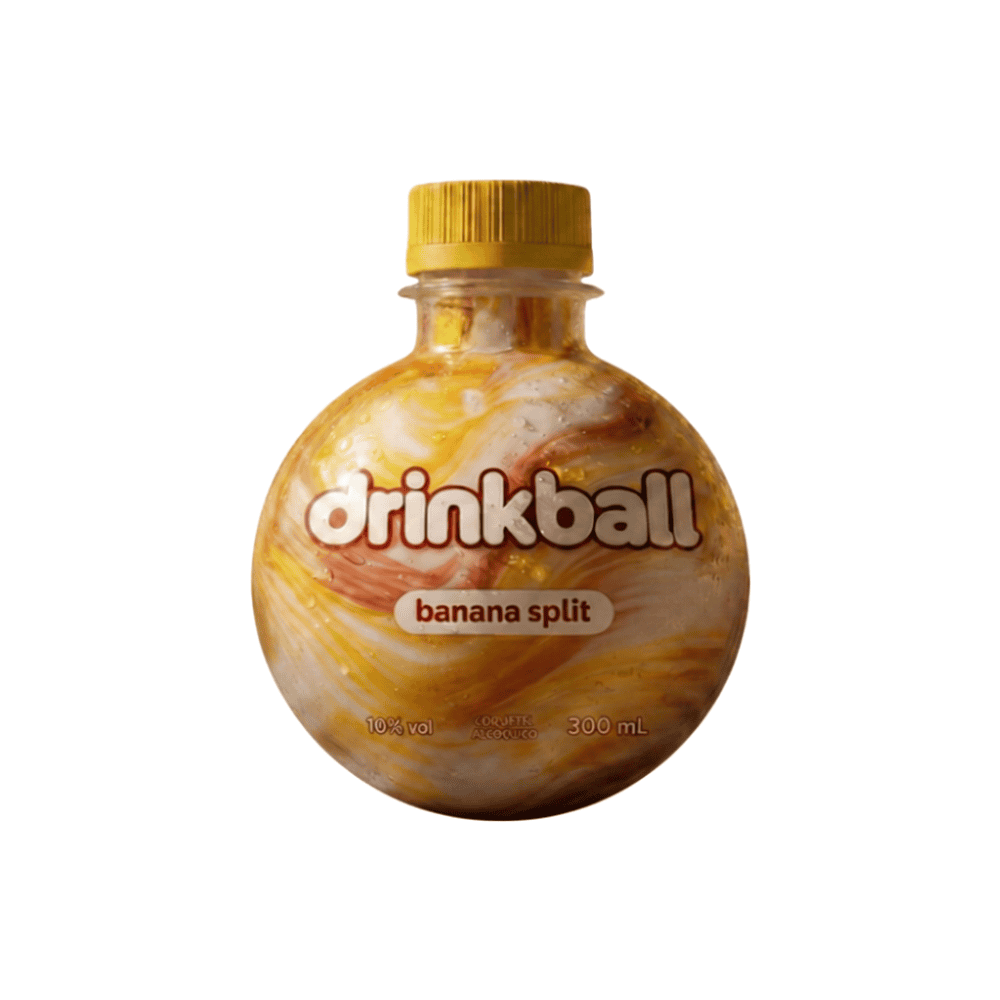 Coquetel Drinkball Banana Split 300ml