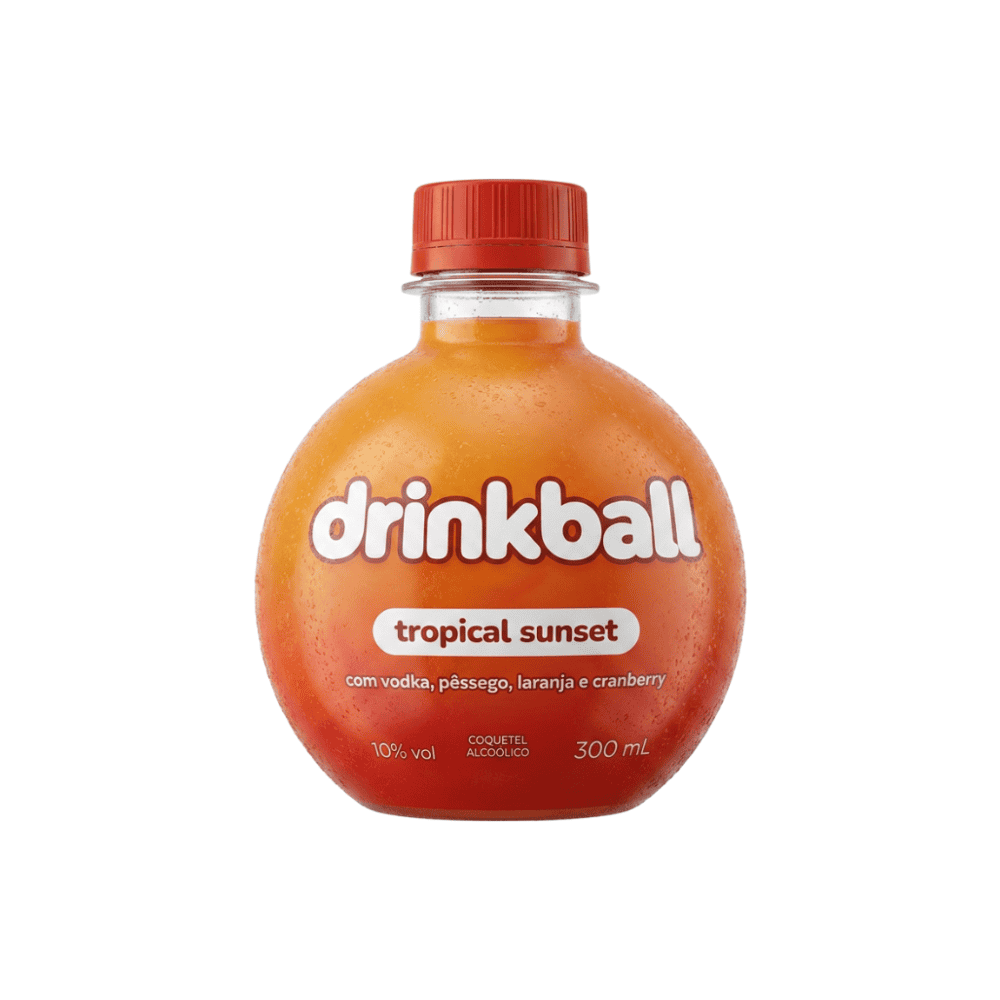 Coquetel Drinkball Tropical Sunset 300ml