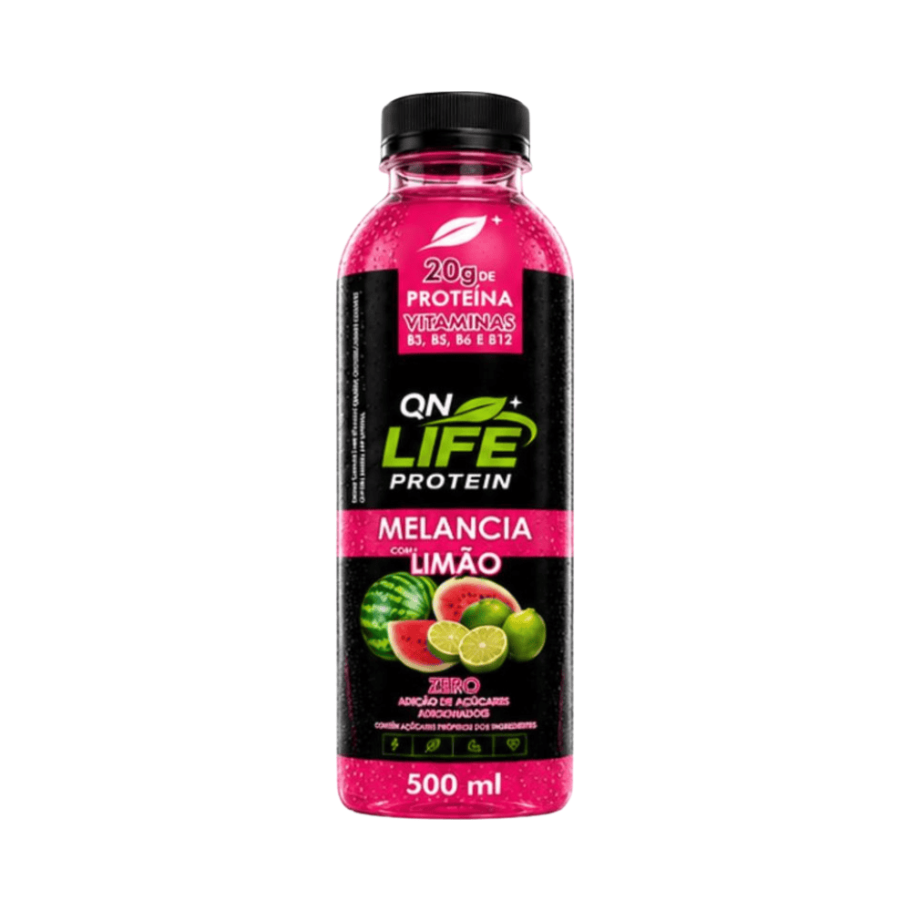 Bebida QN Life Protein Melancia com Limão 500ml