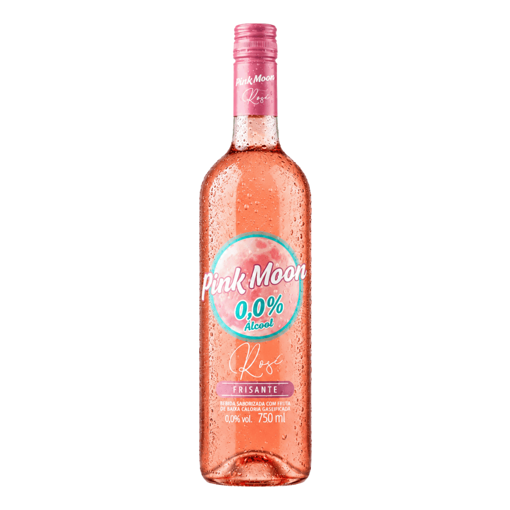 Frisante Pink Moon Rosé Zero Álcool 750ml