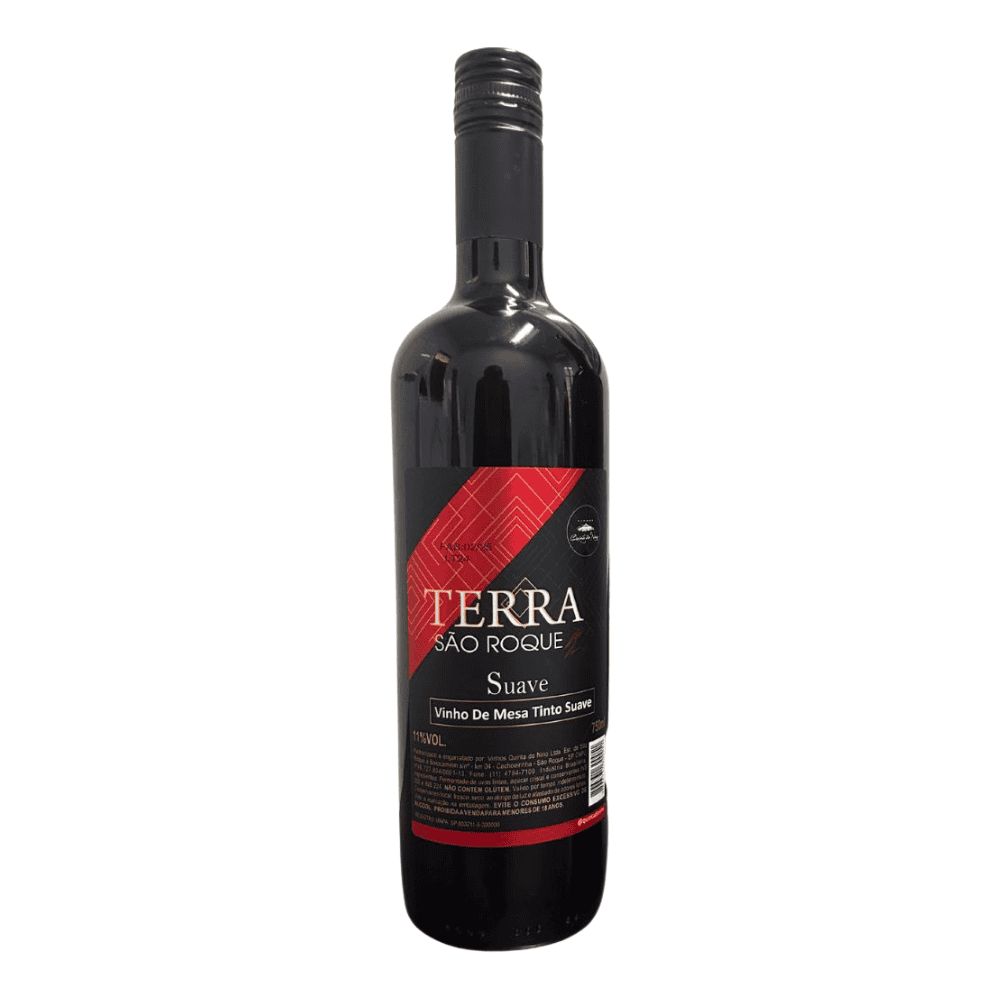 Vinho Terra São Roque Tinto Suave 750ml
