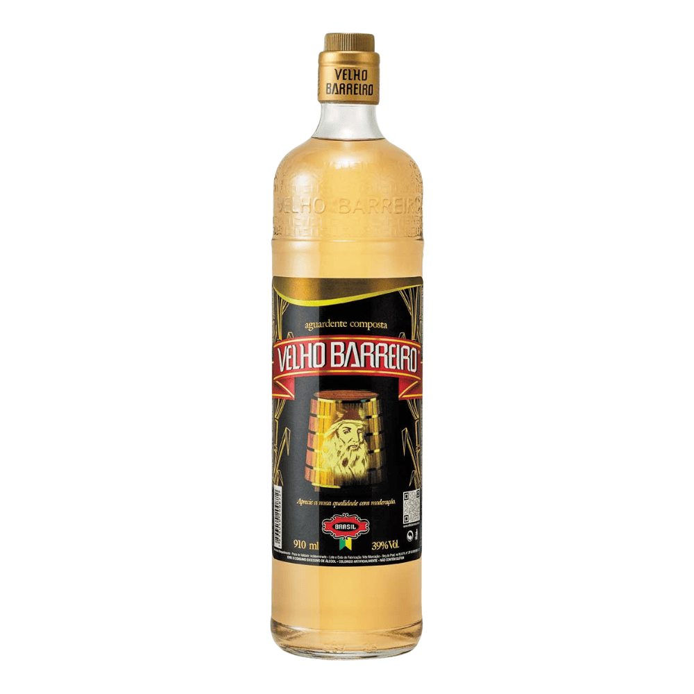 Cachaça Velho Barreiro Composta Gold 910ml