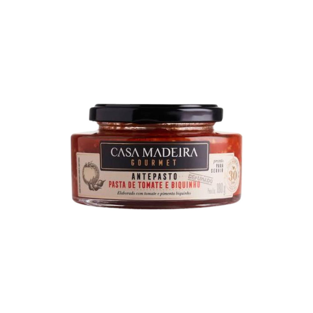 Antepasto Casa Madeira Pasta de Tomate e Biquinho 160g
