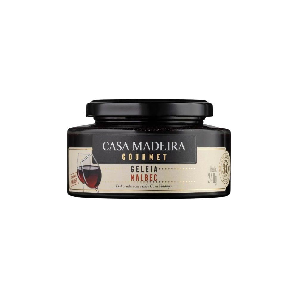 Geléia Casa Madeira Gourmet Malbec 240g