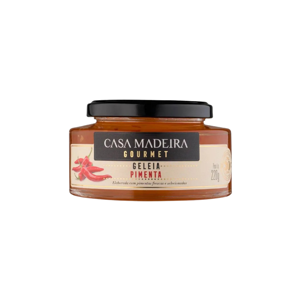 Geléia Casa Madeira Gourmet Pimenta 240g
