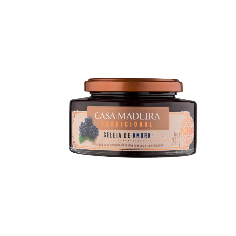 Geléia Casa Madeira Tradicional Amora 240g