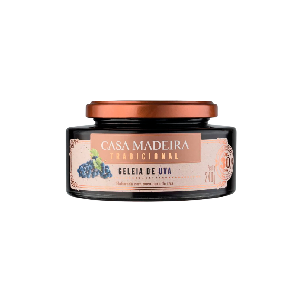 Geléia Casa Madeira Tradicional Uva 240g