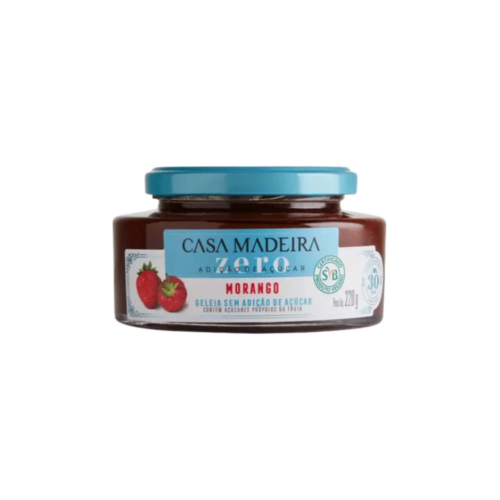 Geléia Casa Madeira Zero Morango 220g